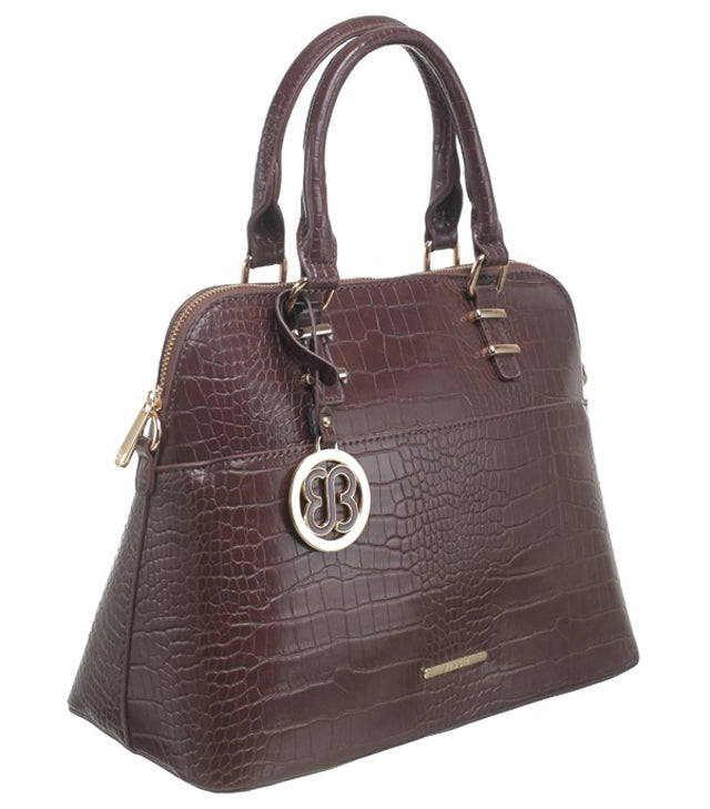 Shell Shape Croc Print Tote image 0