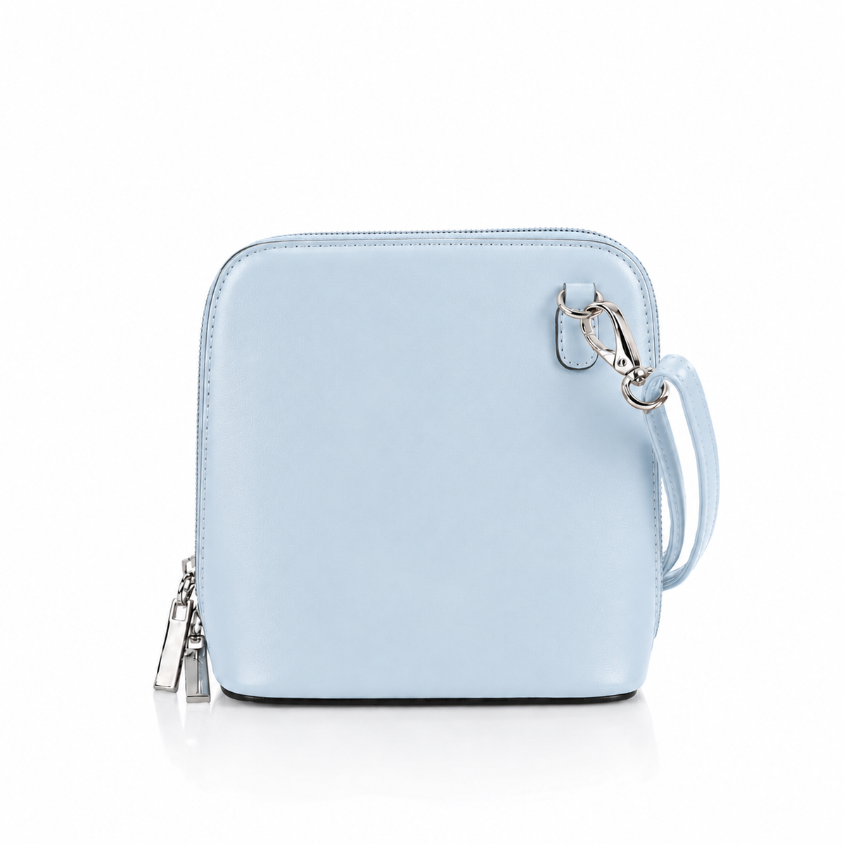Faux leather square crossbody bag in a choice of colours - product view 6