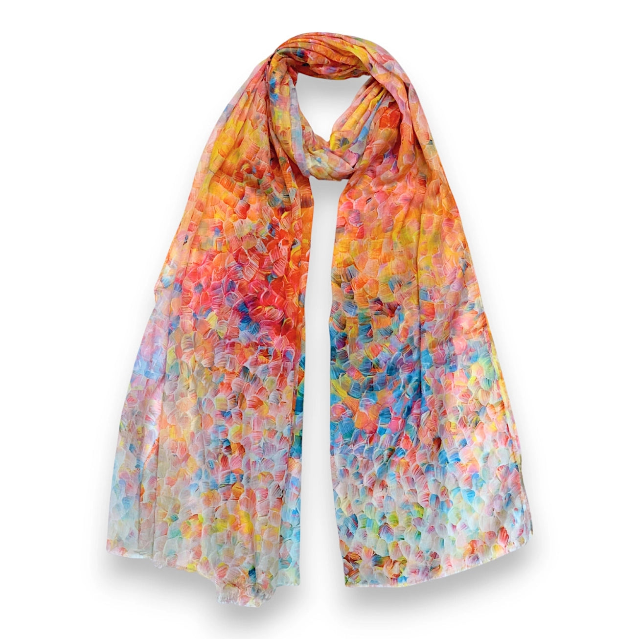 Vibrant Mosaic Print Scarf - The Coastal Boutique