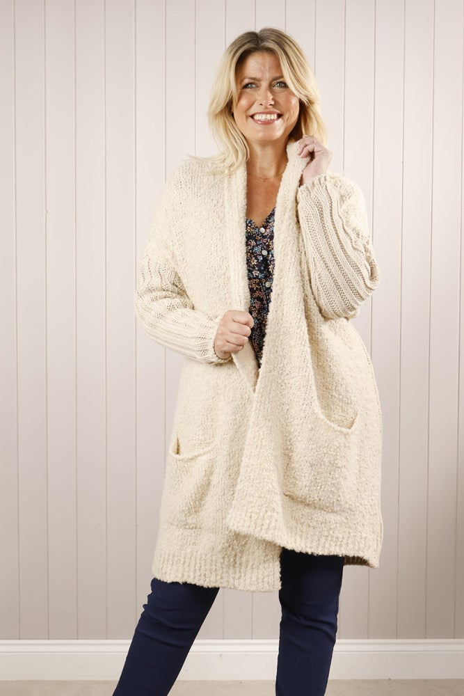 Goose Island Alpaca/Lana Wool Mix Chunky Long Cardigan image 1