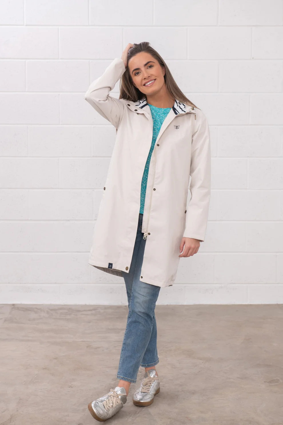 Lighthouse Beachcomber Long Coat Jacket image 4