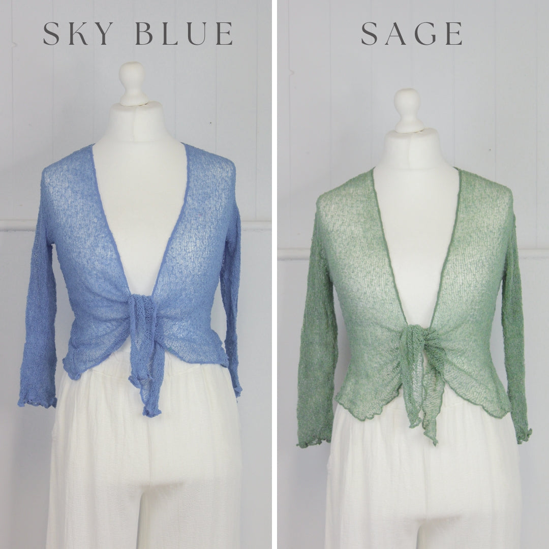 IKat Tie Front Cardigan image 4