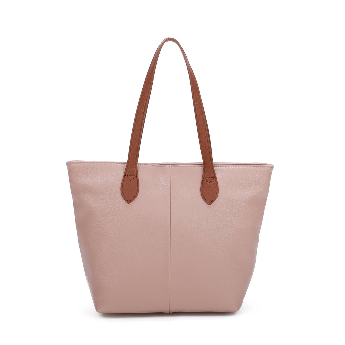 Two-tone handle tote bag in Navy, Teal, Dark Grey and Coffee - product view 19