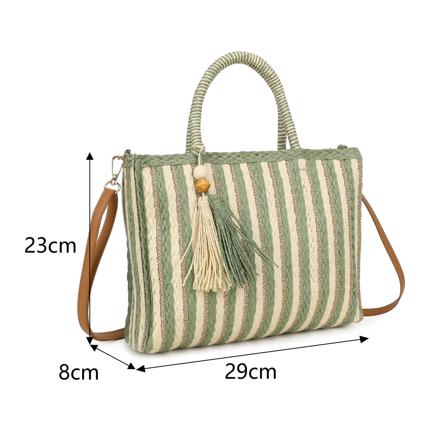 Straw Tote Bag - The Coastal Boutique