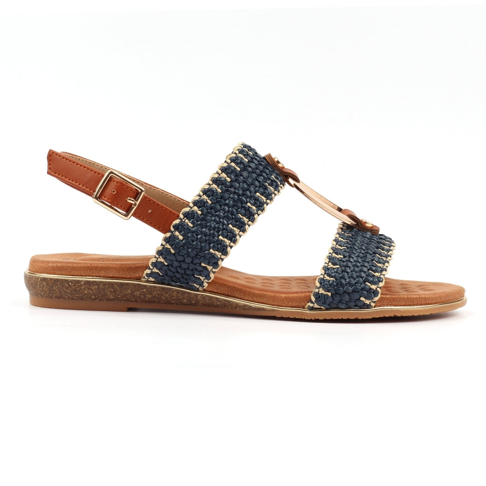 Lunar Jules Woven Slingback Sandals
