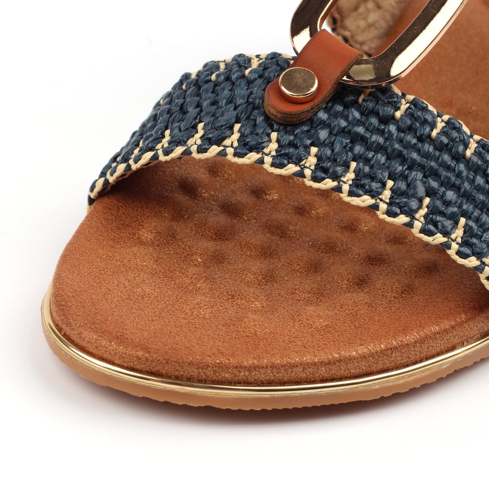 Lunar Jules Woven Slingback Sandals