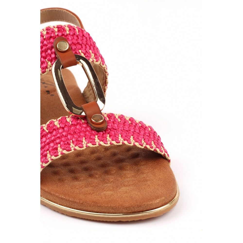 Lunar Jules Woven Slingback Sandals