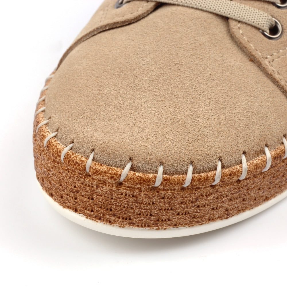 Lunar Maddison Leather Suede Platform Trainer