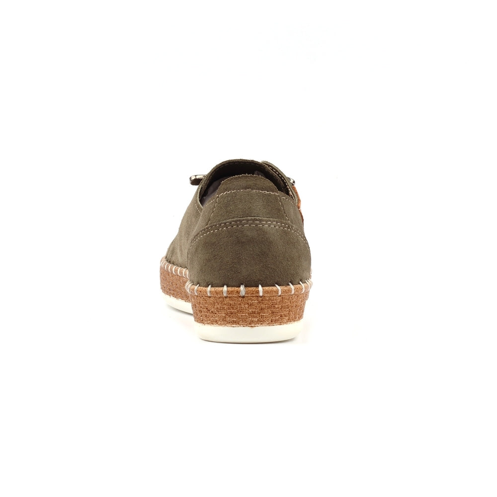 Lunar Maddison Leather Suede Platform Trainer