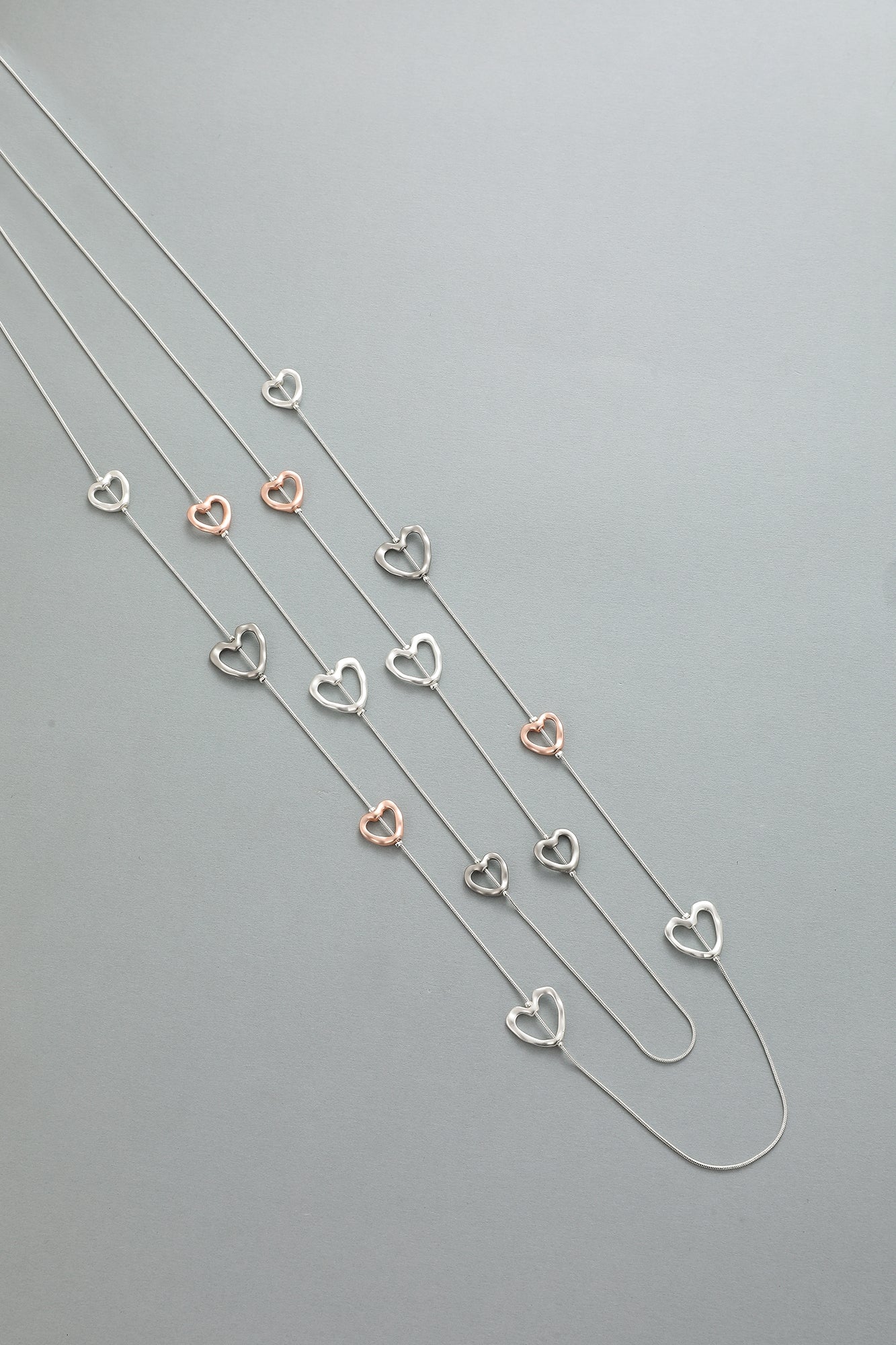 Stevie Long Heart Necklace - The Coastal Boutique