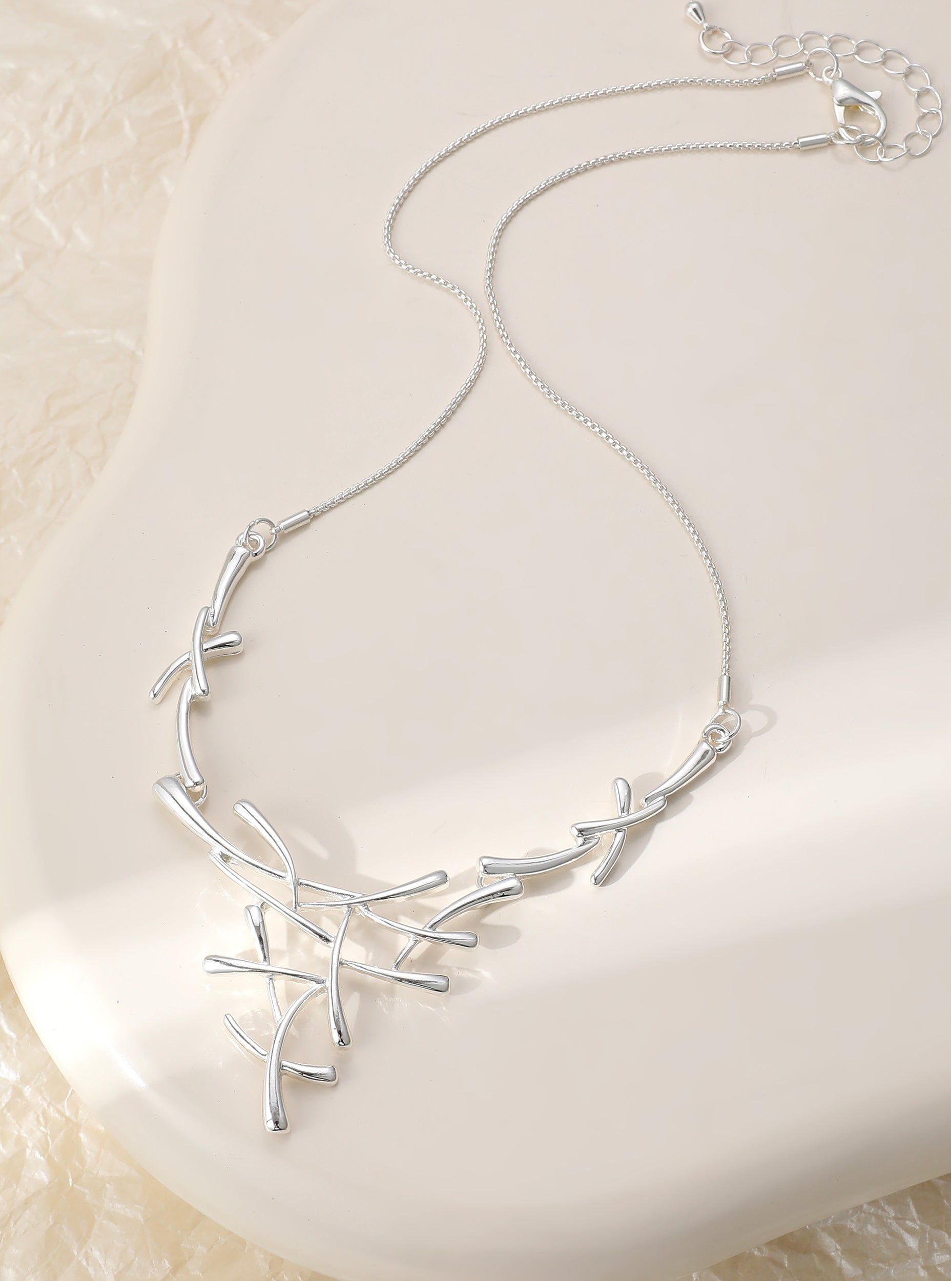 Lilia Abstract Necklace - The Coastal Boutique