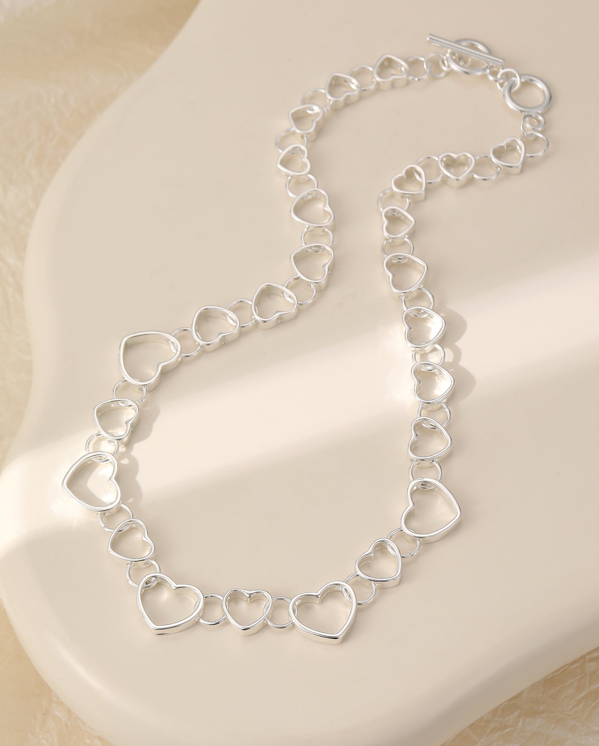 Mary Heart Chain Necklace