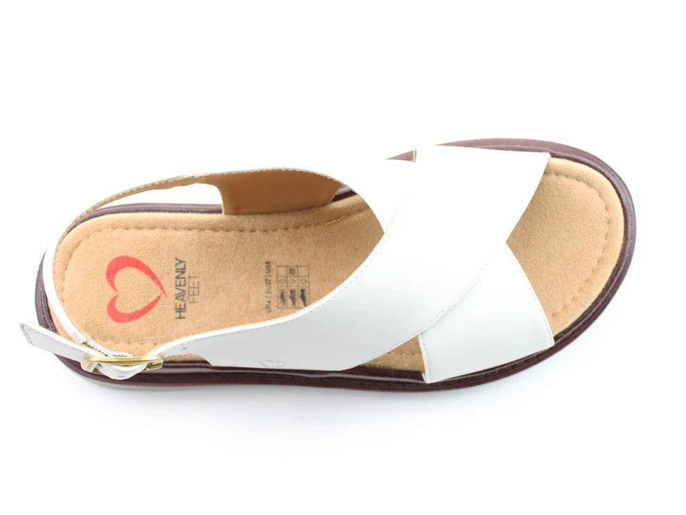 Heavenly Feet Jett Crossover Sandal - The Coastal Boutique